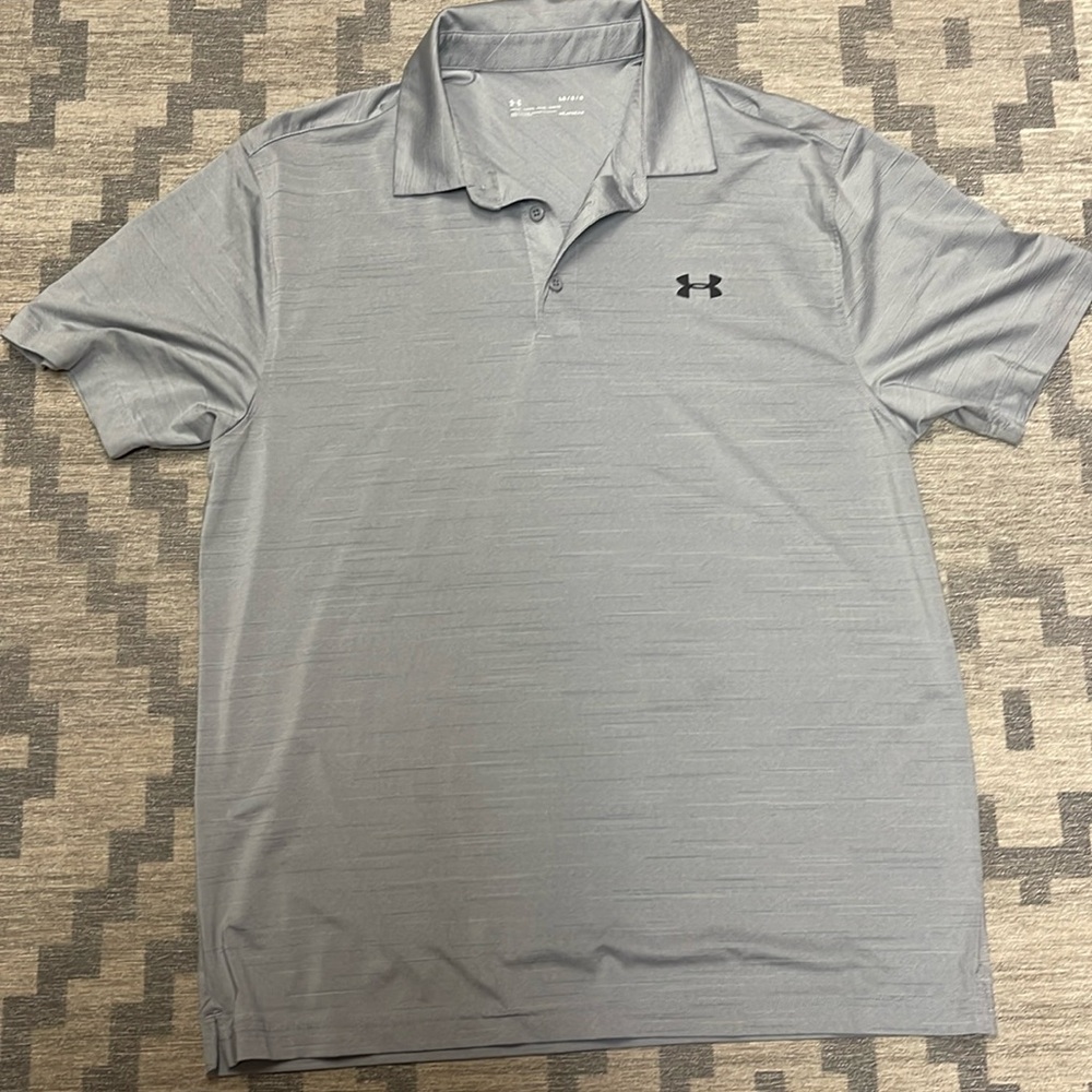 Under Armour Gray Polo Shirt